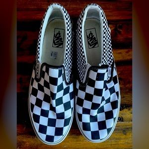 VANS, skater sneakers, size 11.5 worn one time, excellent condition